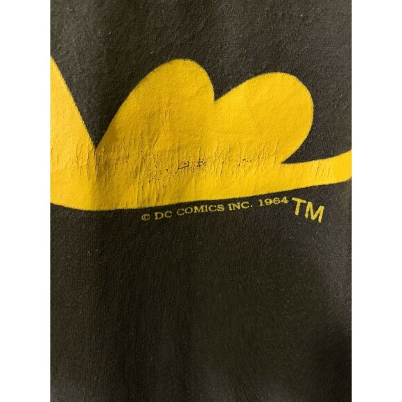 Vtg 80’s Batman Logo DC Movie Promo DC Comics T Shirt Mens Sz XL 1964‎ - Picture 5 of 9